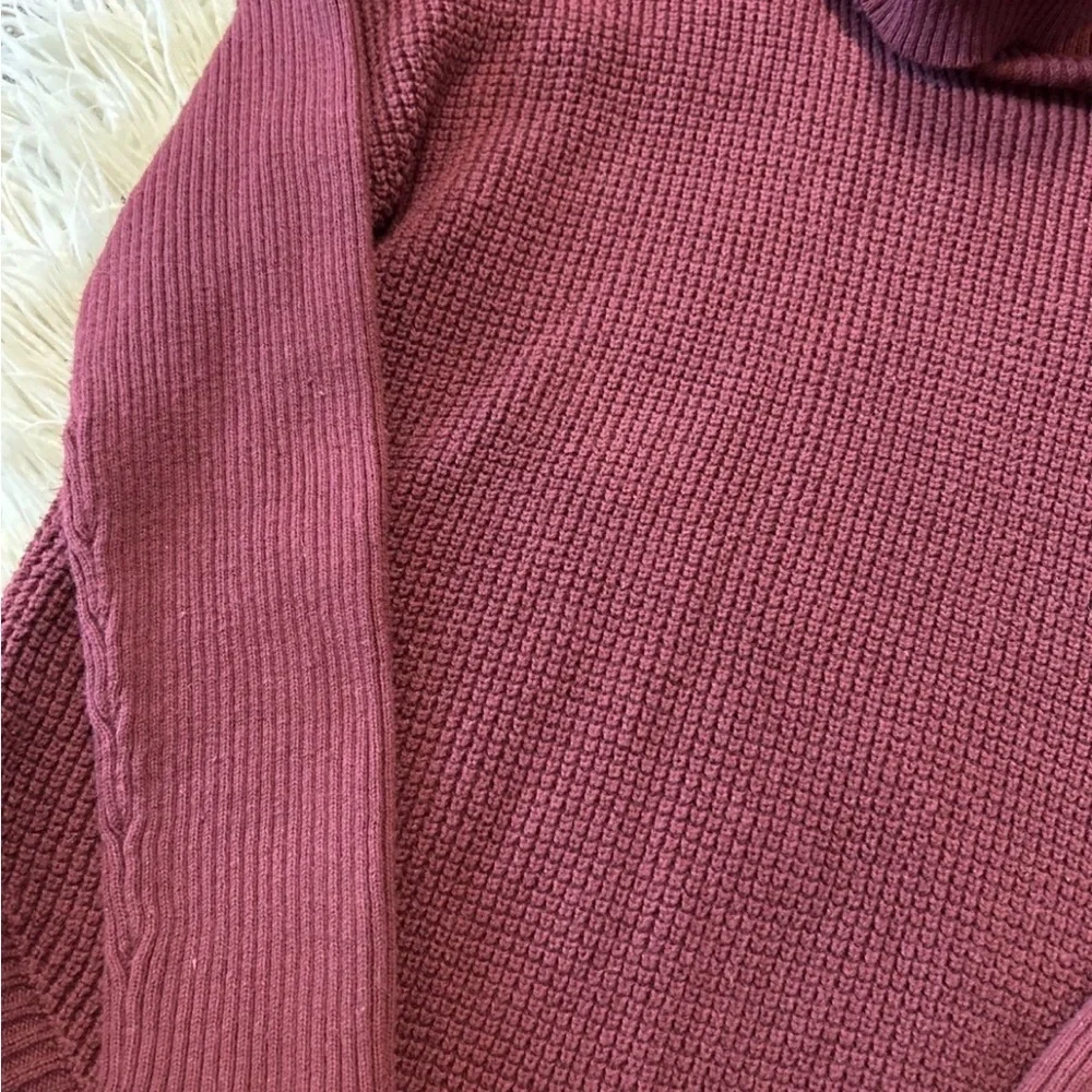 Michael Kors Burgundy size large Turtleneck Sweater
